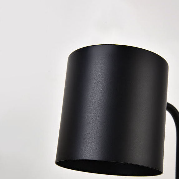 Lámpara de mesa japonesa minimalista de madera y metal, calentadora de velas
