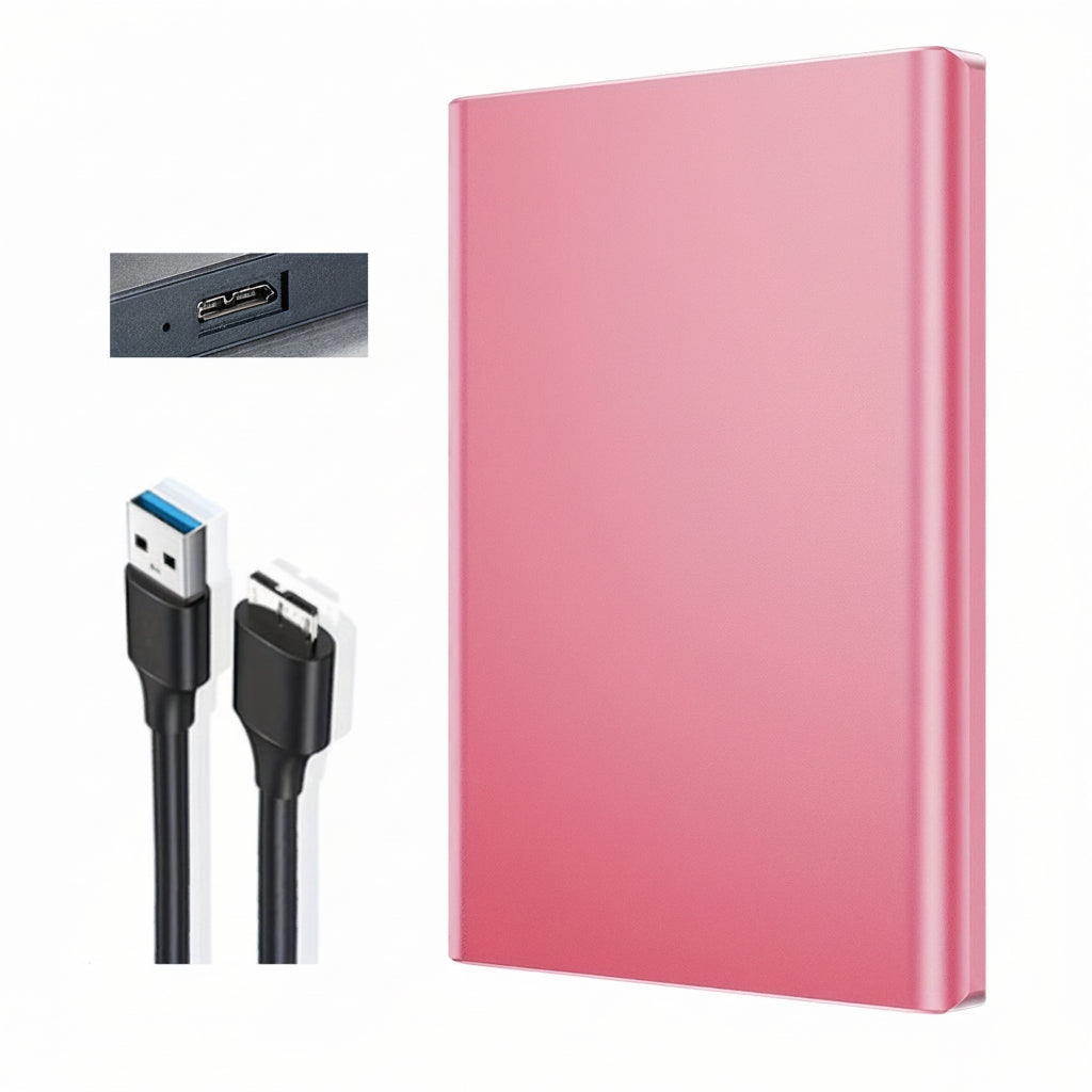 Disco duro SSD externo portátil, compacto, delgado y ligero