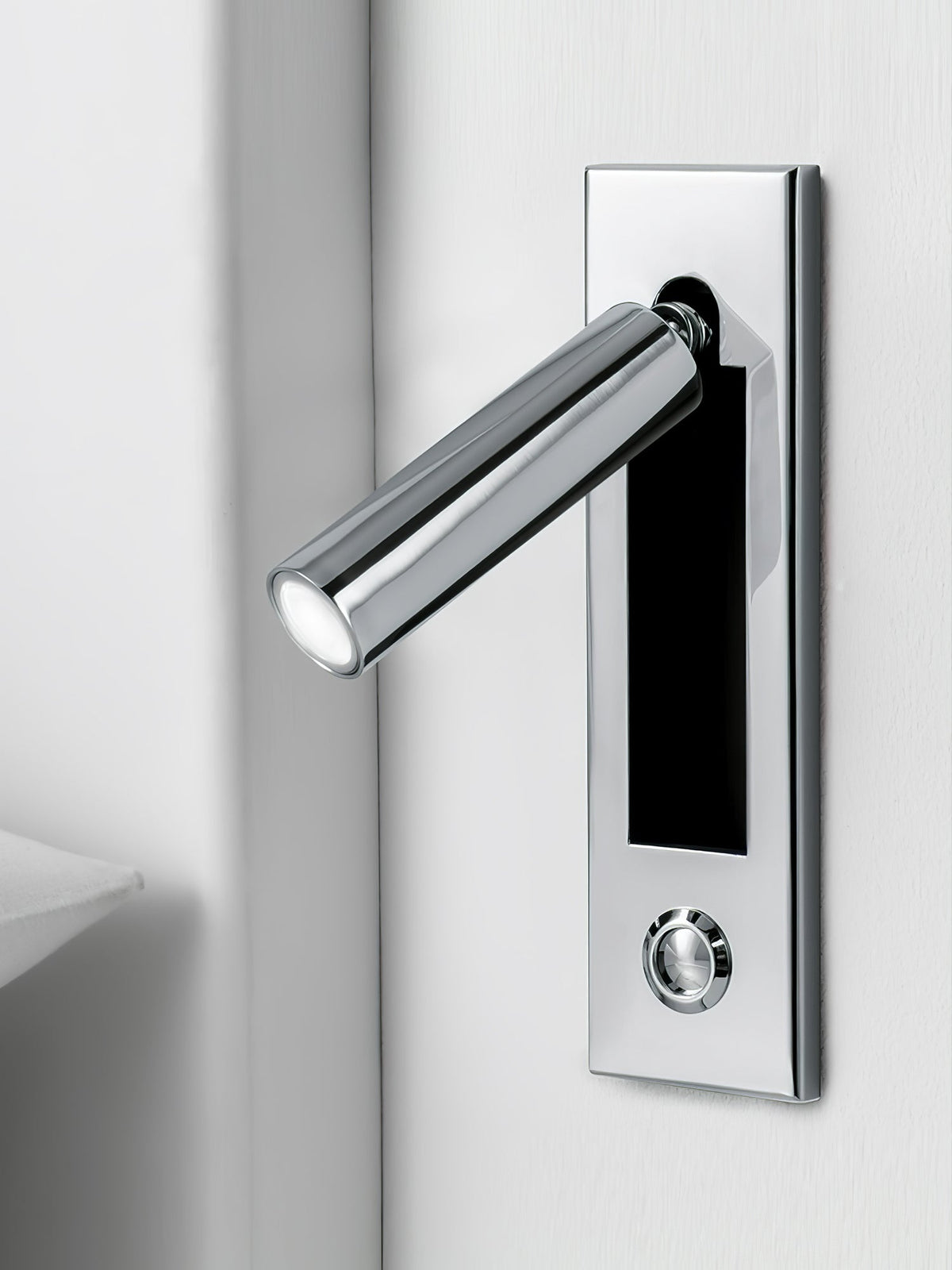 Lámpara de lectura de pared plegable y delgada con brazo pivotante ajustable