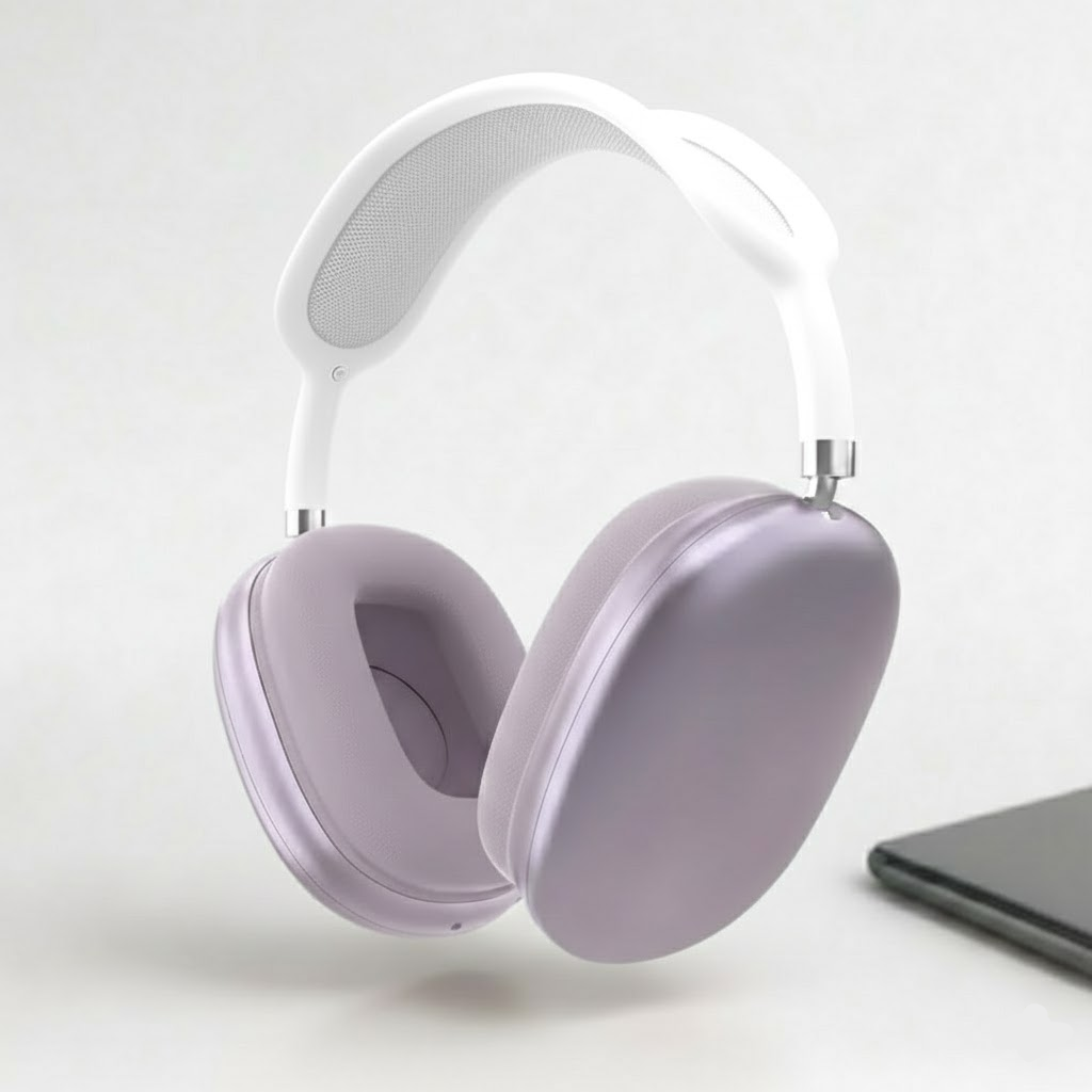 Auriculares inalámbricos Bluetooth plegables circumaurales acolchados con micrófono