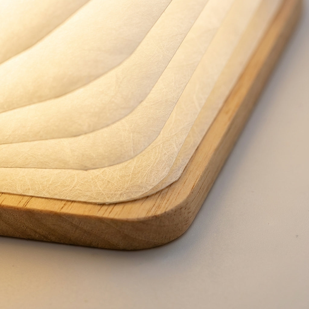 Lámpara de mesa escultural con forma de libro abierto, recargable y con sensor táctil