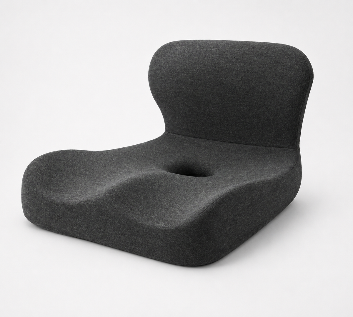 Cojín de asiento ortopédico ergonómico en forma de L de espuma viscoelástica de alta densidad
