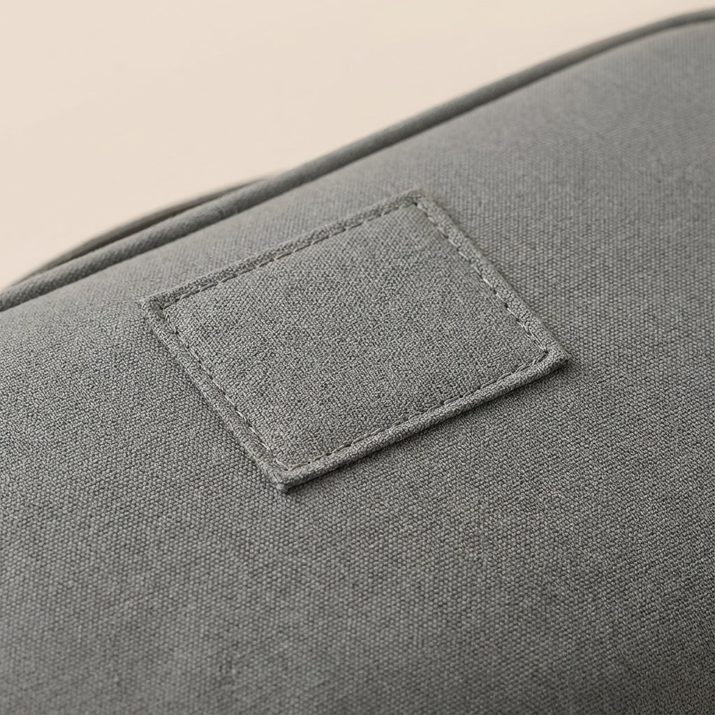 Neceser de viaje compacto, impermeable, transparente y con varios compartimentos