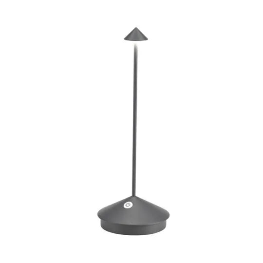 Lámpara de mesa impermeable, inalámbrica, recargable y regulable para interiores y exteriores