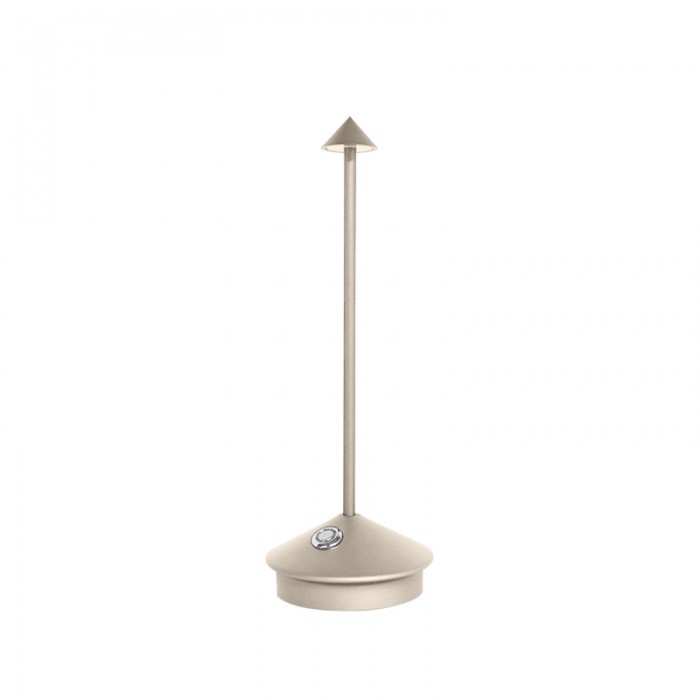 Lámpara de mesa impermeable, inalámbrica, recargable y regulable para interiores y exteriores