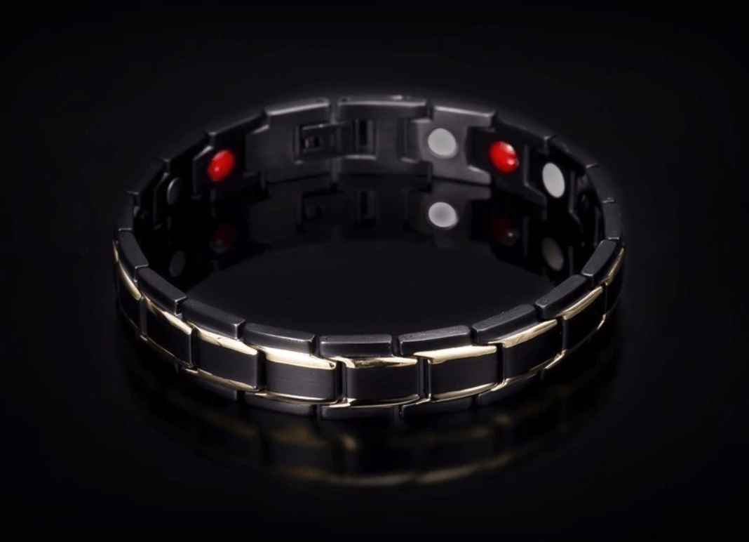Pulsera magnética de acero inoxidable duradero con infrarrojos para el bienestar