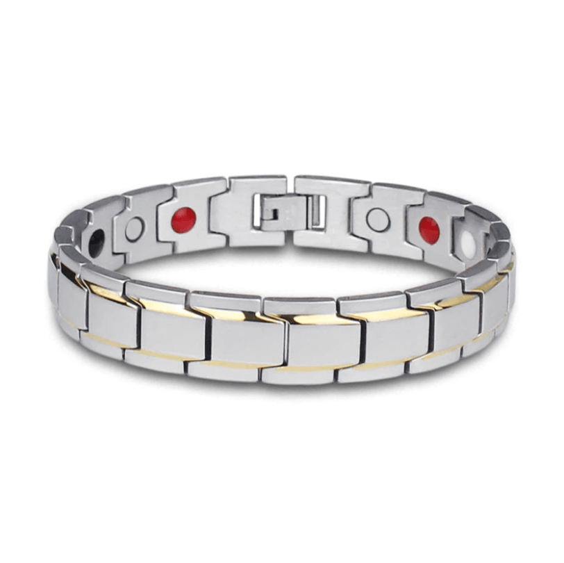 Pulsera magnética de acero inoxidable duradero con infrarrojos para el bienestar