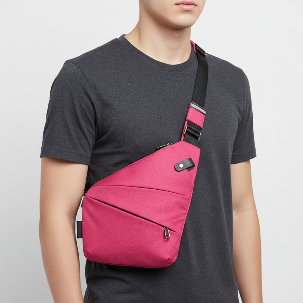 Bolso de hombro ergonómico, impermeable, antirrobo y con múltiples bolsillos