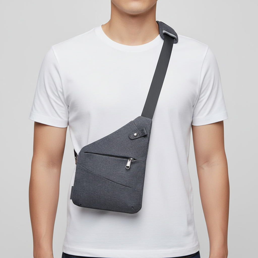 Bolso de hombro ergonómico, impermeable, antirrobo y con múltiples bolsillos