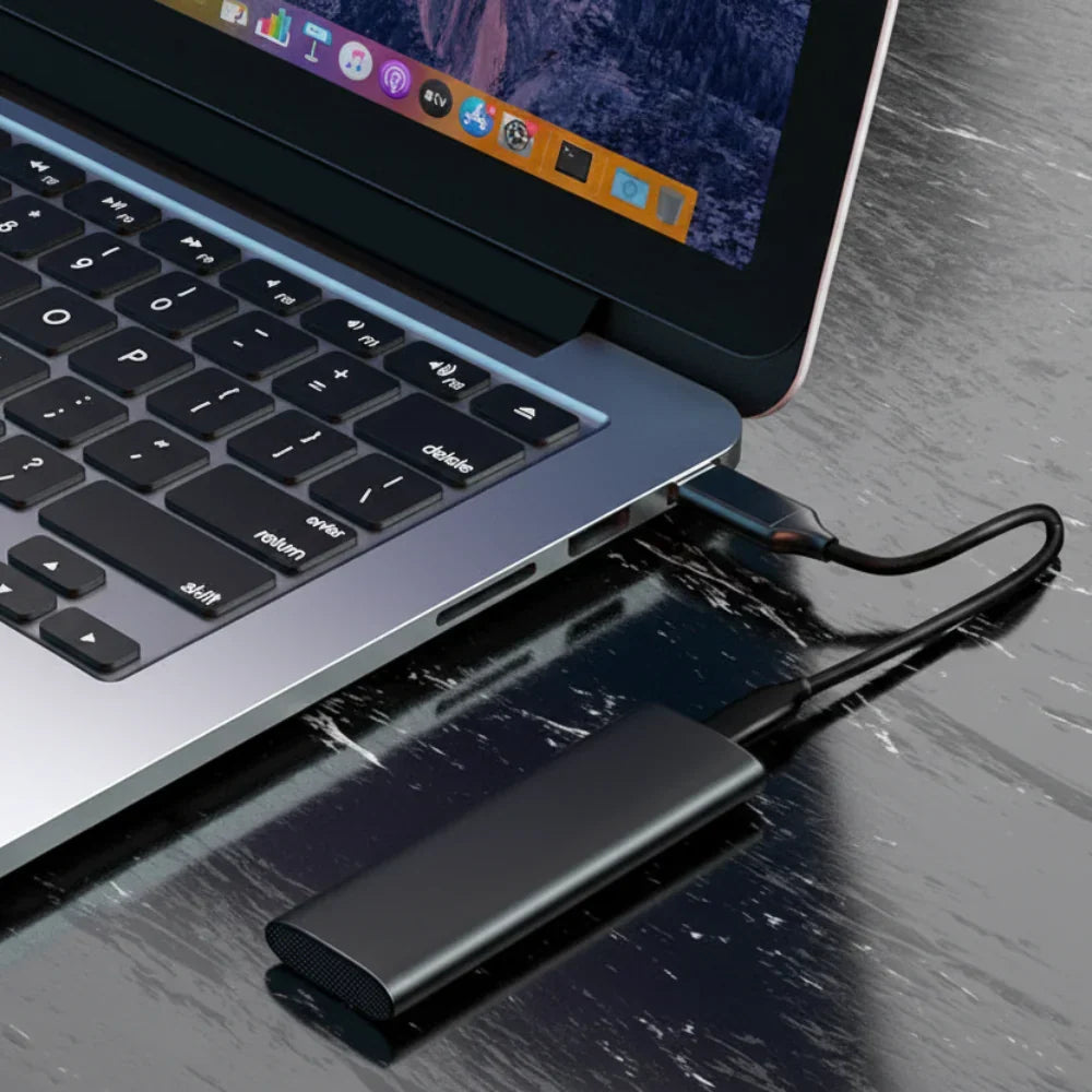 Unidad SSD de almacenamiento externa portátil compacta, resistente a golpes y ultrarrápida