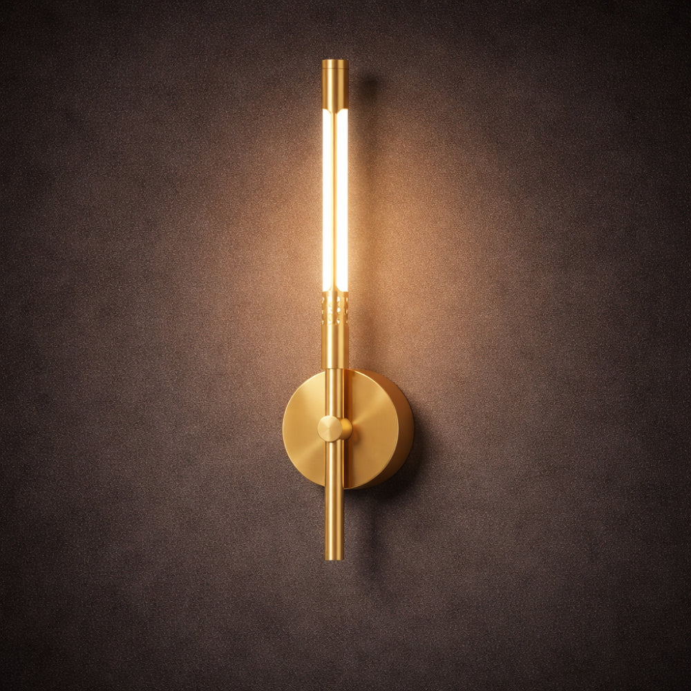 Aplique de pared moderno de metal y acrílico, estilo luminaria de pared para interiores