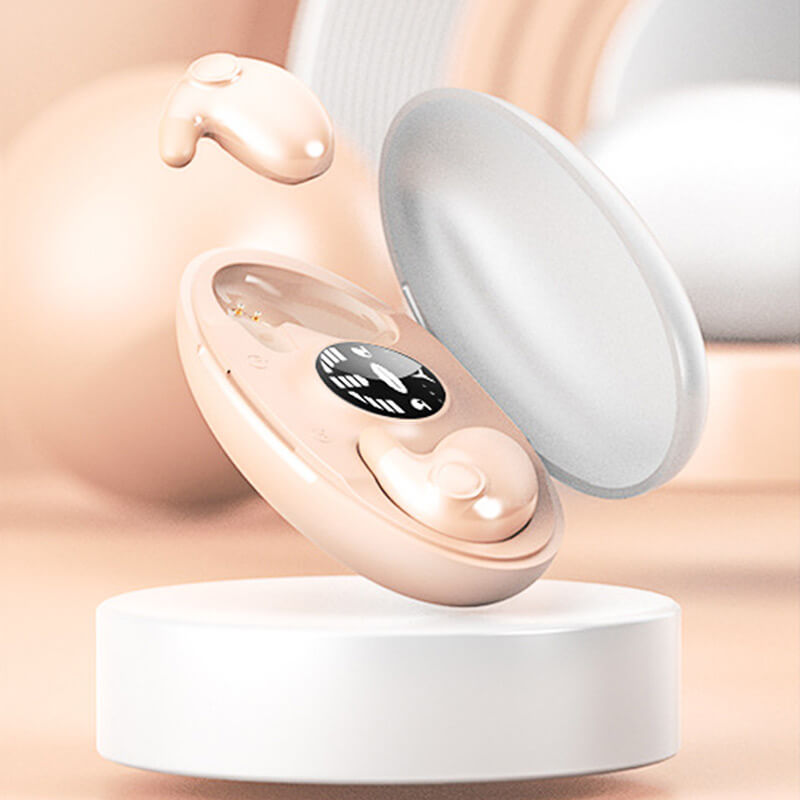 Auriculares inalámbricos ergonómicos ultrafinos e invisibles con cancelación de ruido para dormir