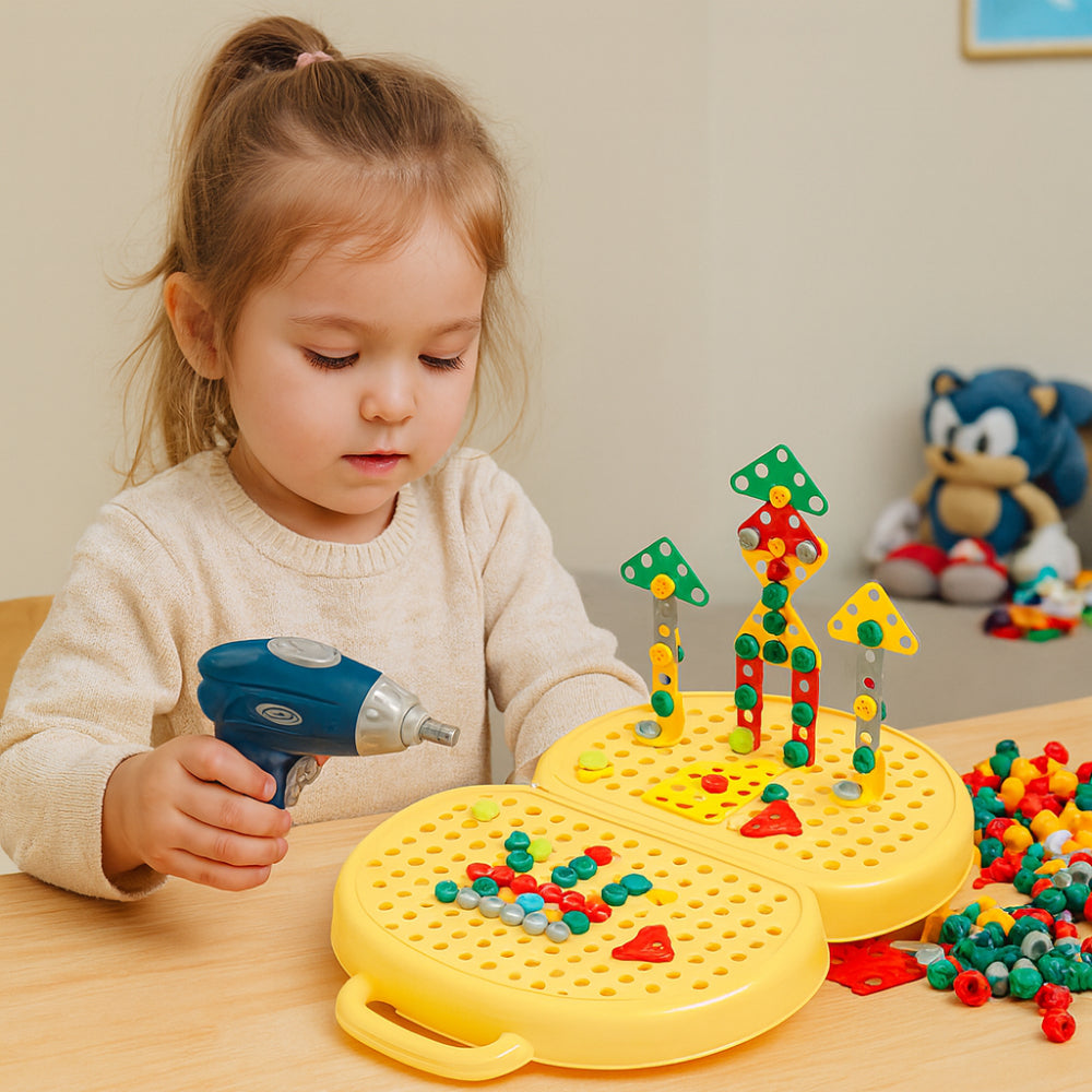Set de bloques de construcción interactivos y educativos, juguete de actividades STEM