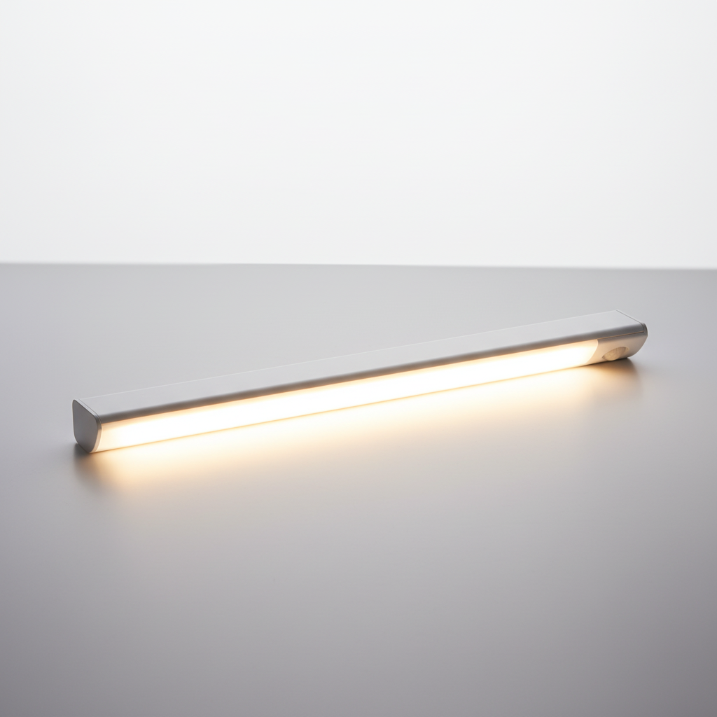 Barra de luz magnética recargable y regulable con sensor de movimiento