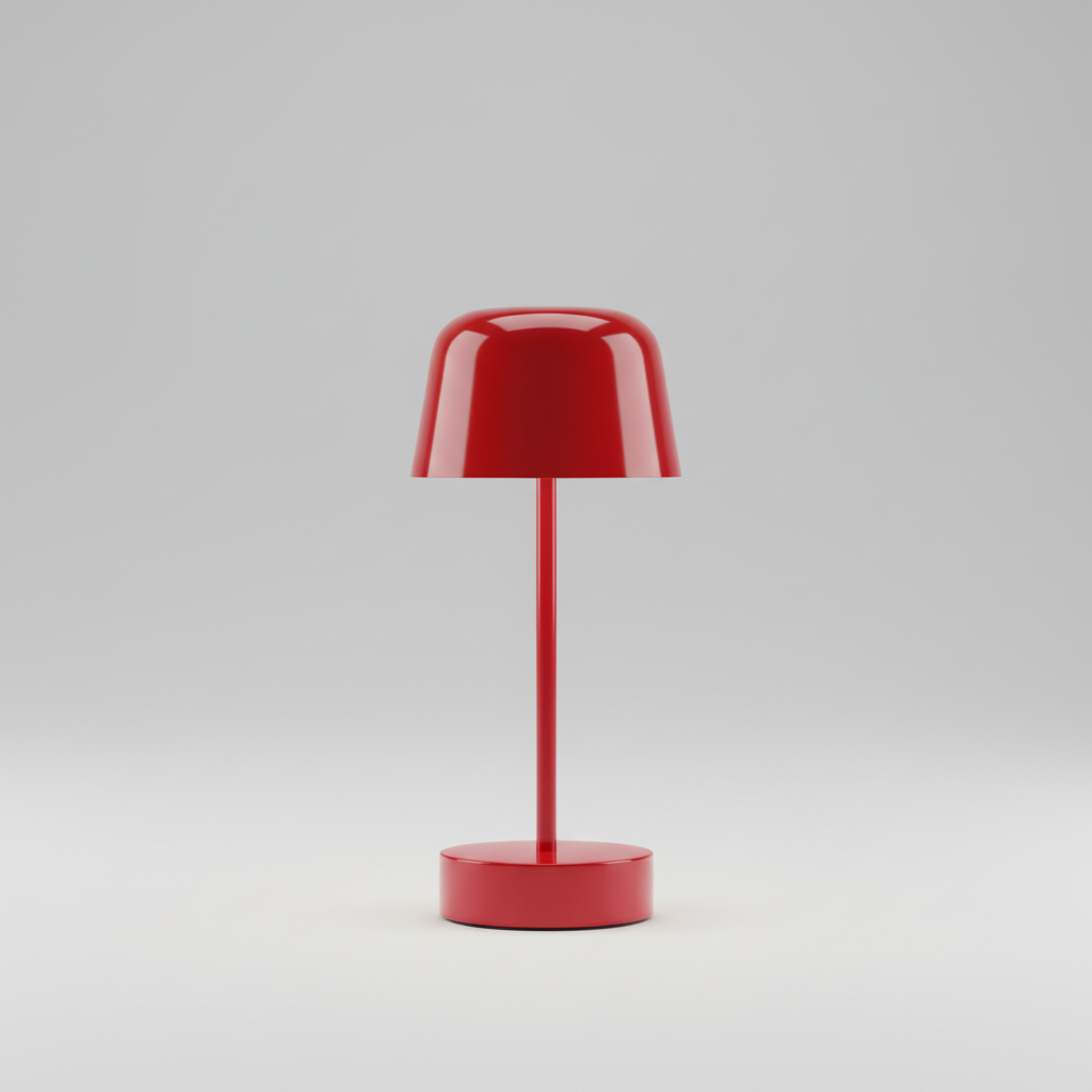 Lámpara de mesa elegante, sin cable y regulable, con temperatura de color ajustable