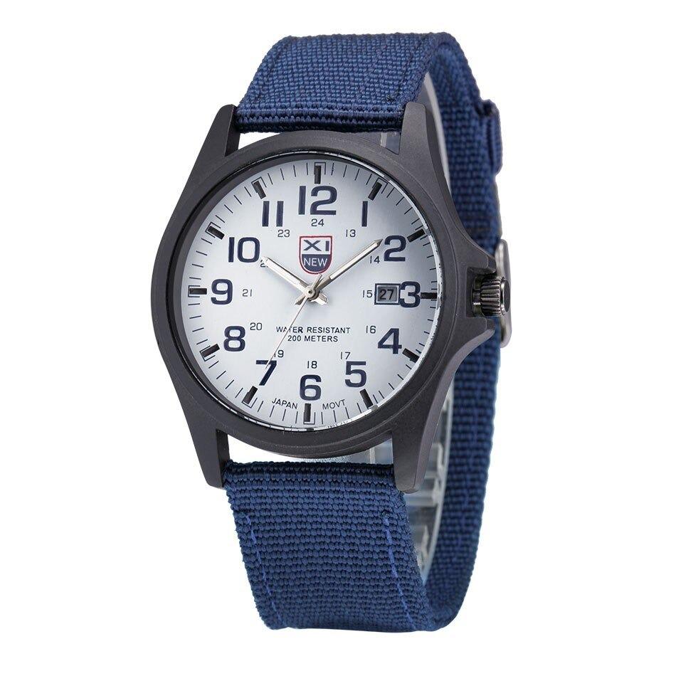 Reloj de senderismo resistente, de acero inoxidable e impermeable, con cronómetro e iluminación