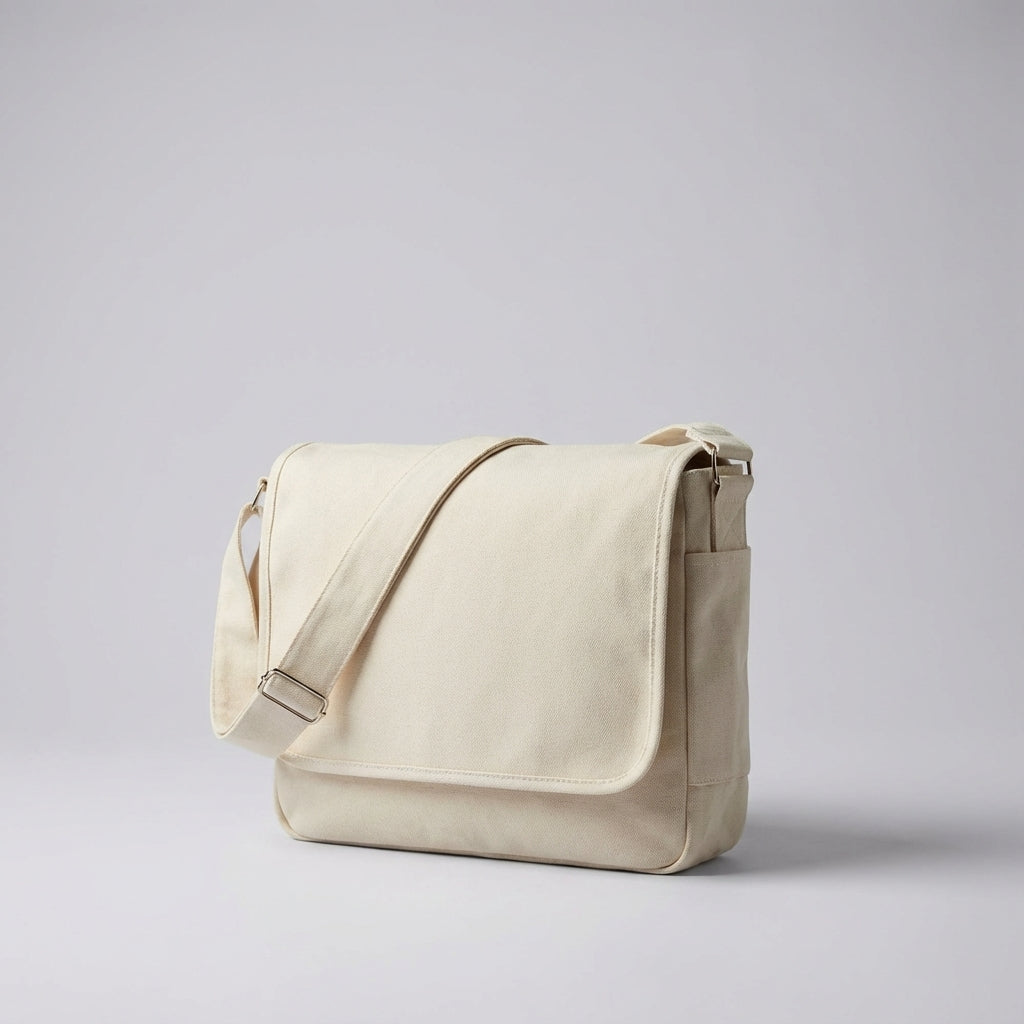 Bolso de hombro resistente de lona con correa ajustable