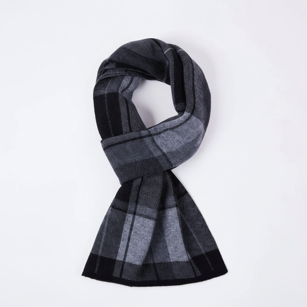 Bufanda de invierno unisex aterciopelada, suave y cortavientos