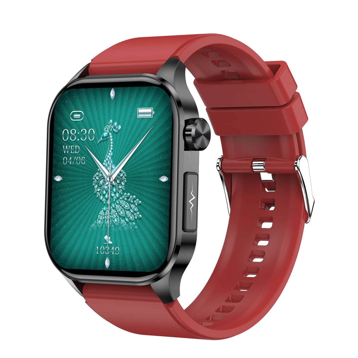 Reloj inteligente resistente al agua con pantalla AMOLED y seguimiento de la frecuencia cardíaca y el ECG