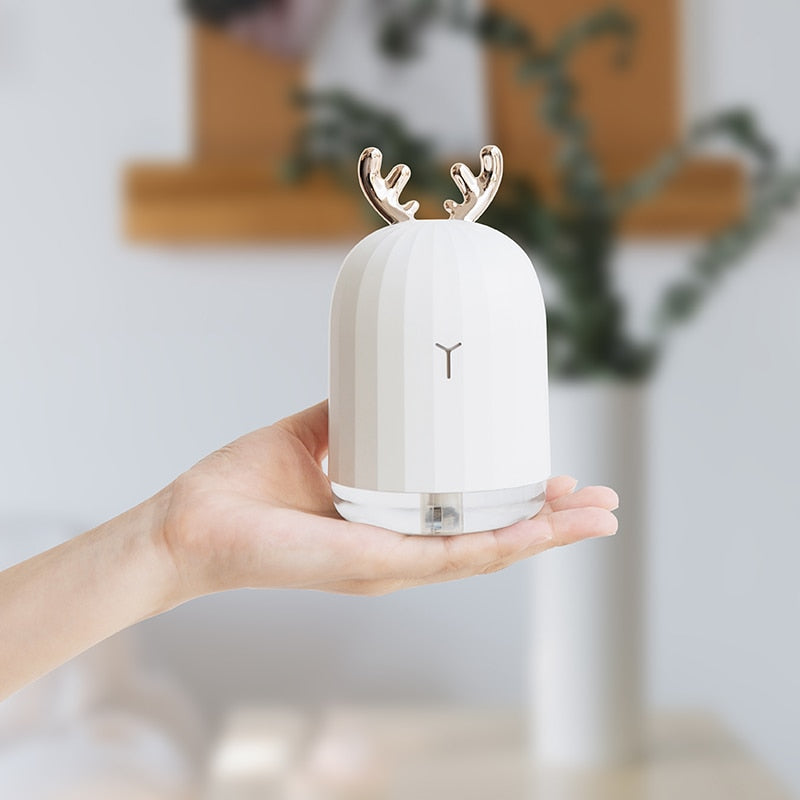 Humidificador de aire infantil con orejas de animal y luz nocturna