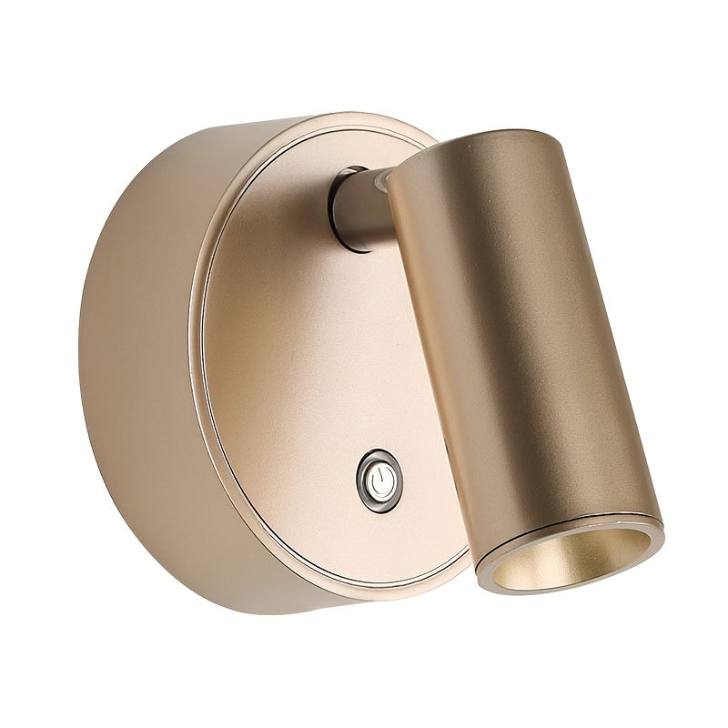 Aplique de pared inalámbrico recargable minimalista, desmontable, con control táctil magnético