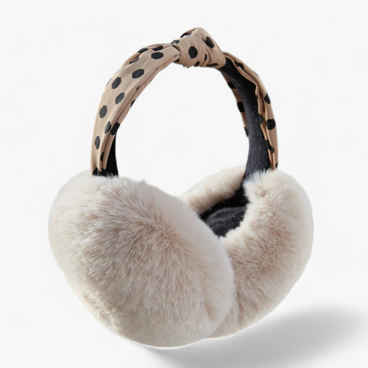 Orejeras de invierno unisex plegables de suave piel sintética