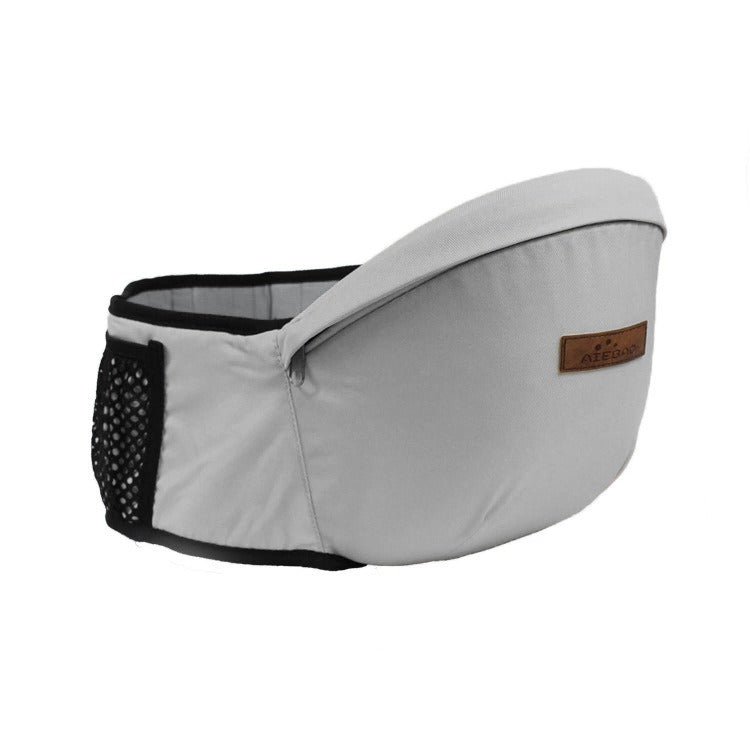 Portabebés ergonómico ajustable con asiento para la cadera y soporte de algodón transpirable