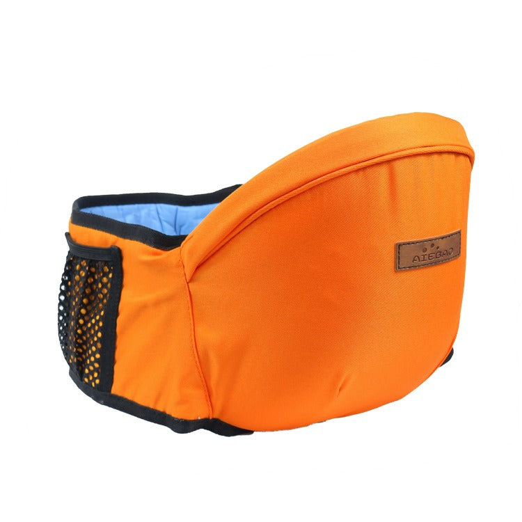 Portabebés ergonómico ajustable con asiento para la cadera y soporte de algodón transpirable