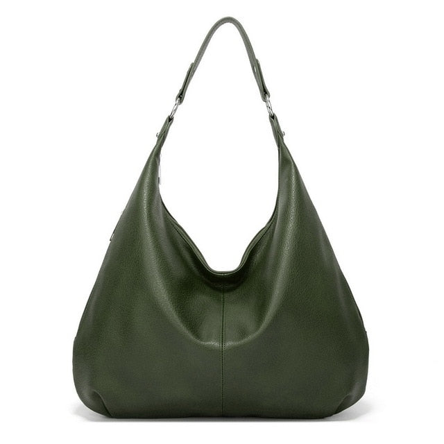 Bolso de hombro espacioso para mujer con cierre de cremallera y correa ajustable