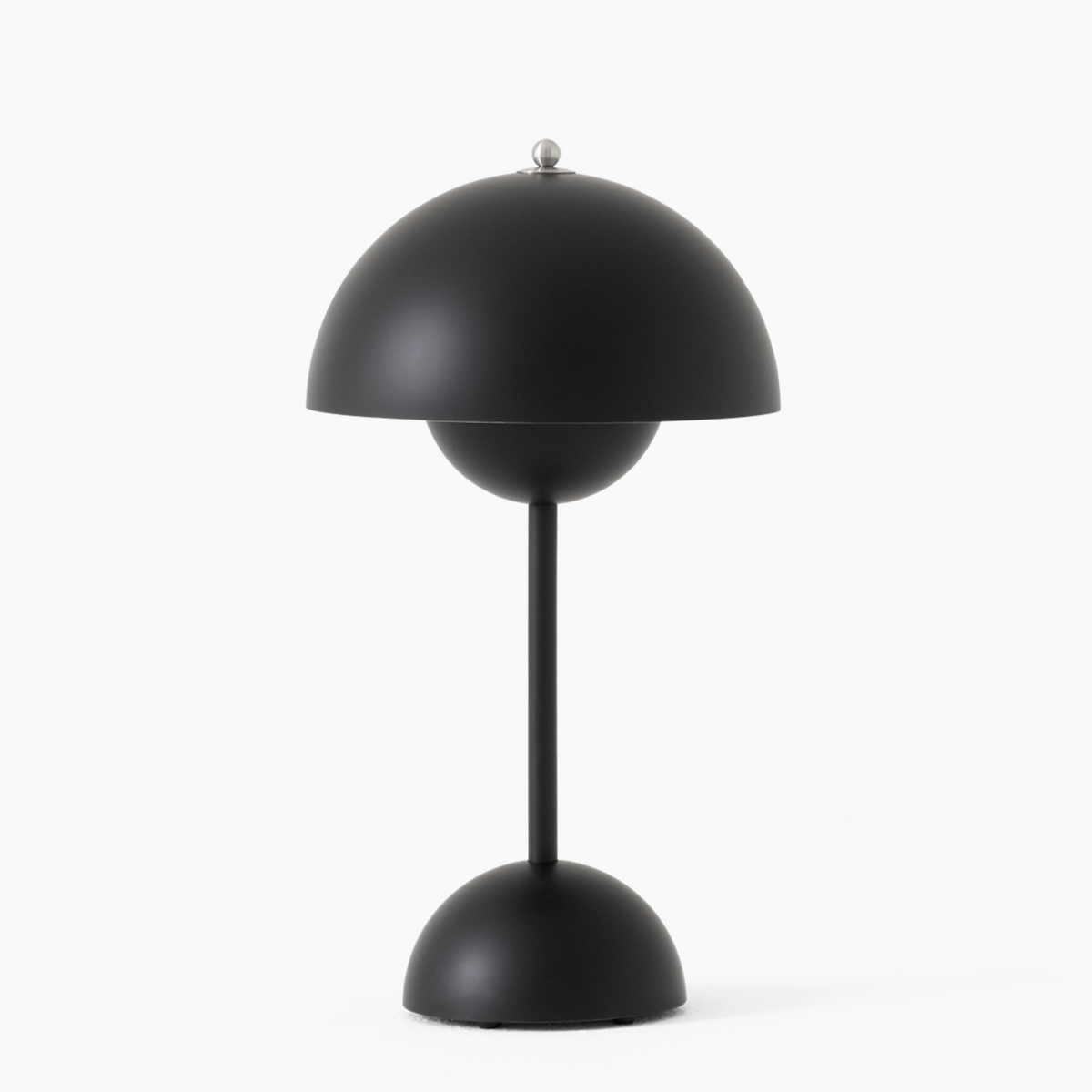 Lámpara de mesa retro esférica, sin cable, regulable y recargable