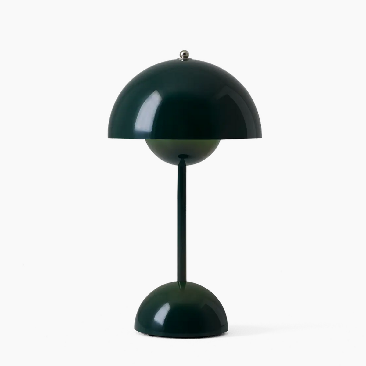 Lámpara de mesa retro esférica, sin cable, regulable y recargable