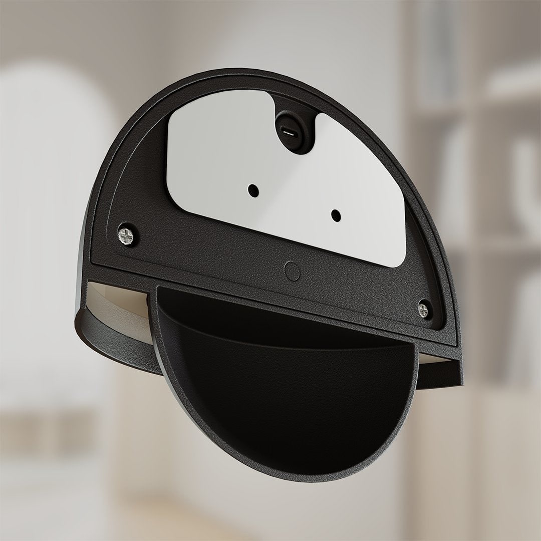 Aplique de pared moderno con sensor de movimiento magnético y alimentación por batería