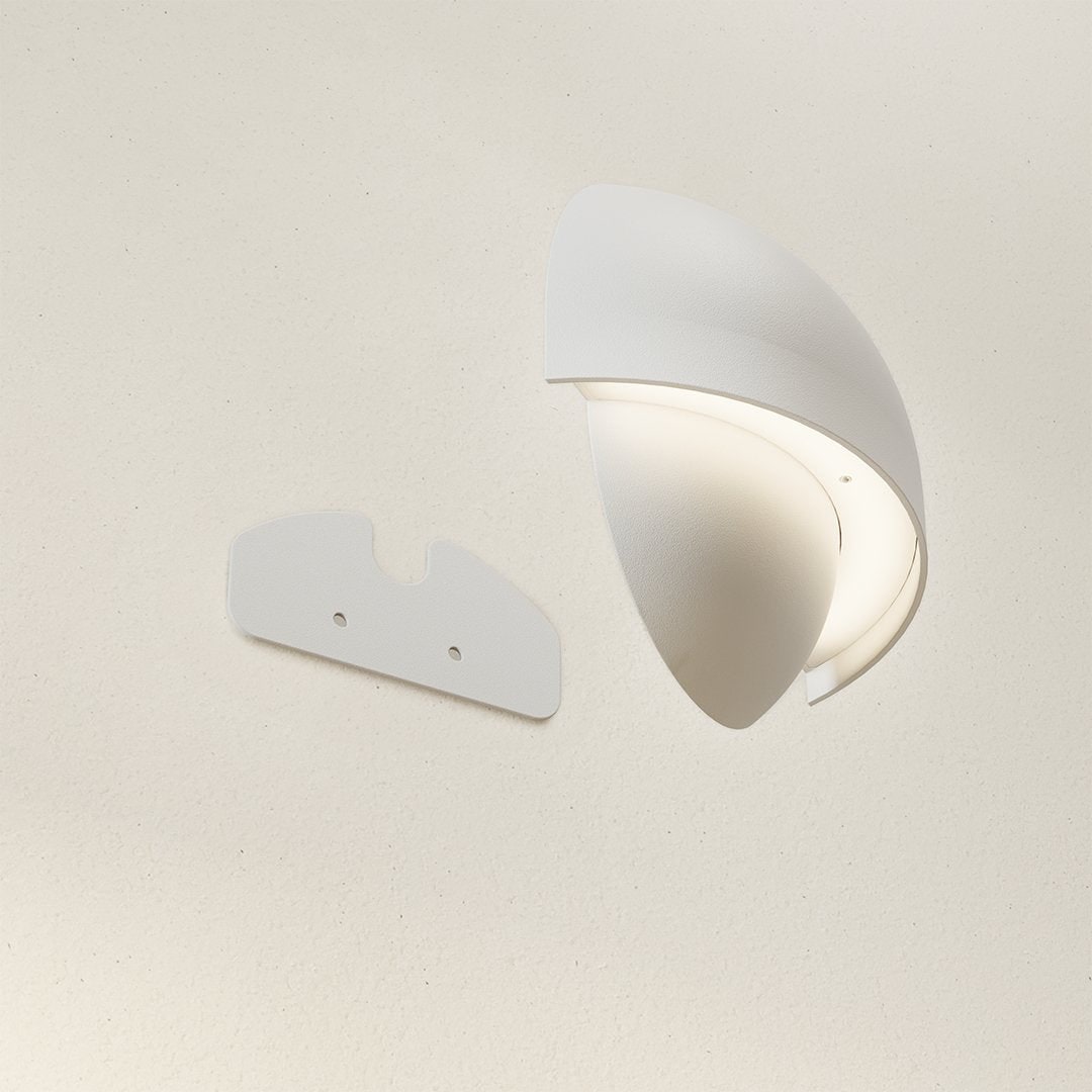 Aplique de pared moderno con sensor de movimiento magnético y alimentación por batería