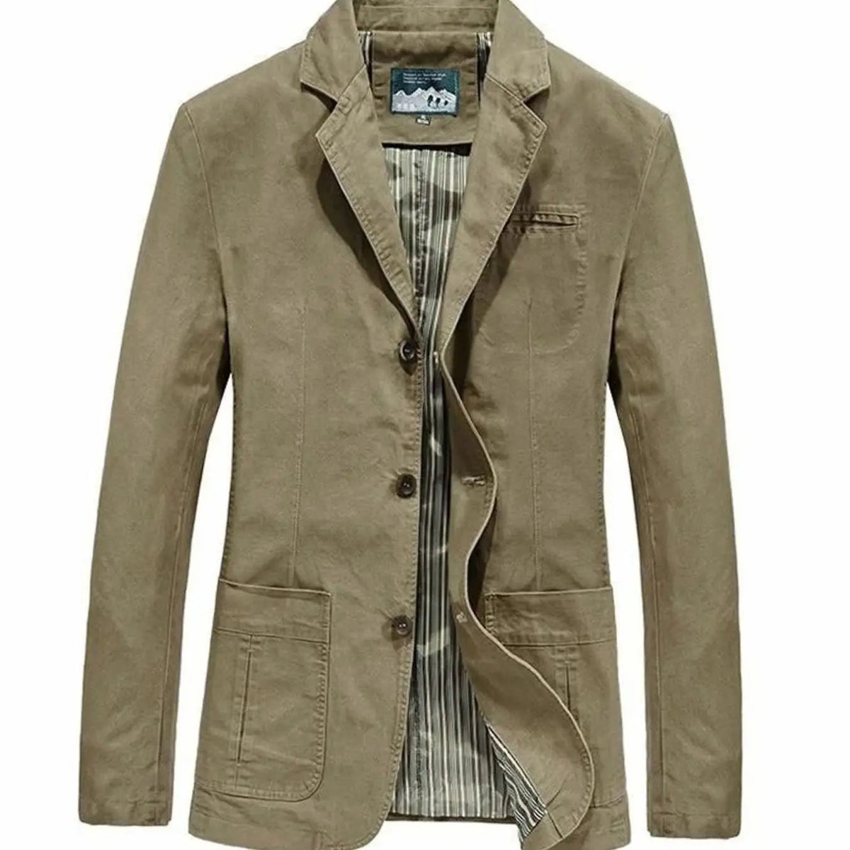 Americana ligera informal de hombre con botones