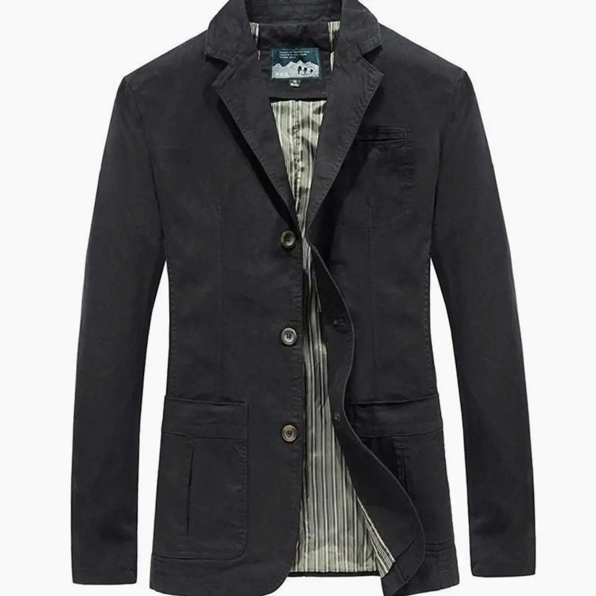 Americana ligera informal de hombre con botones