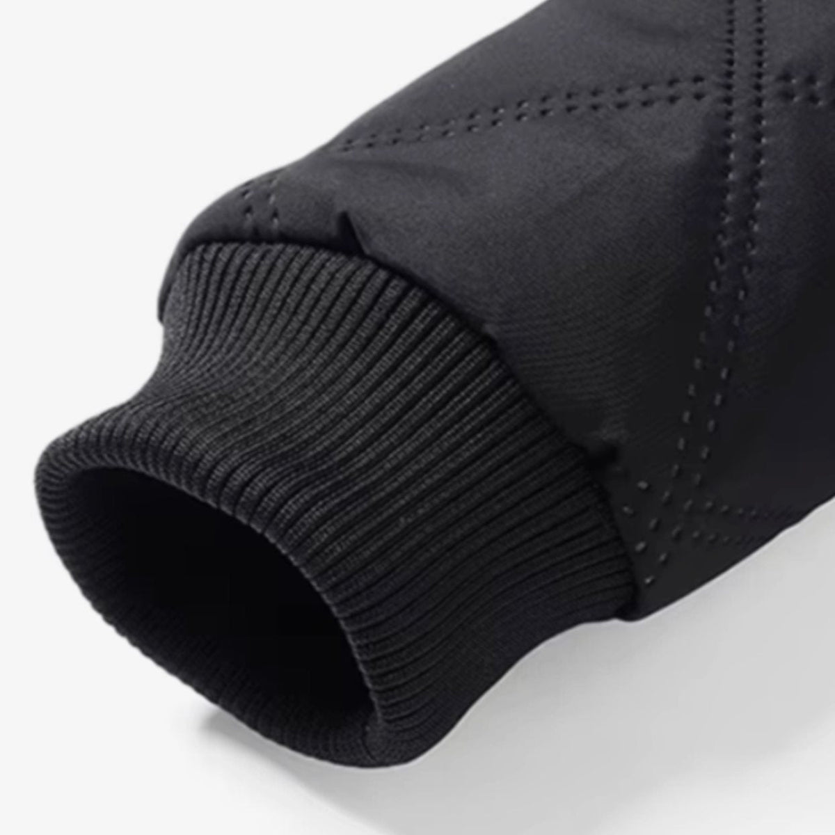 Chaqueta de invierno cortavientos para hombre, acolchada y con forro polar