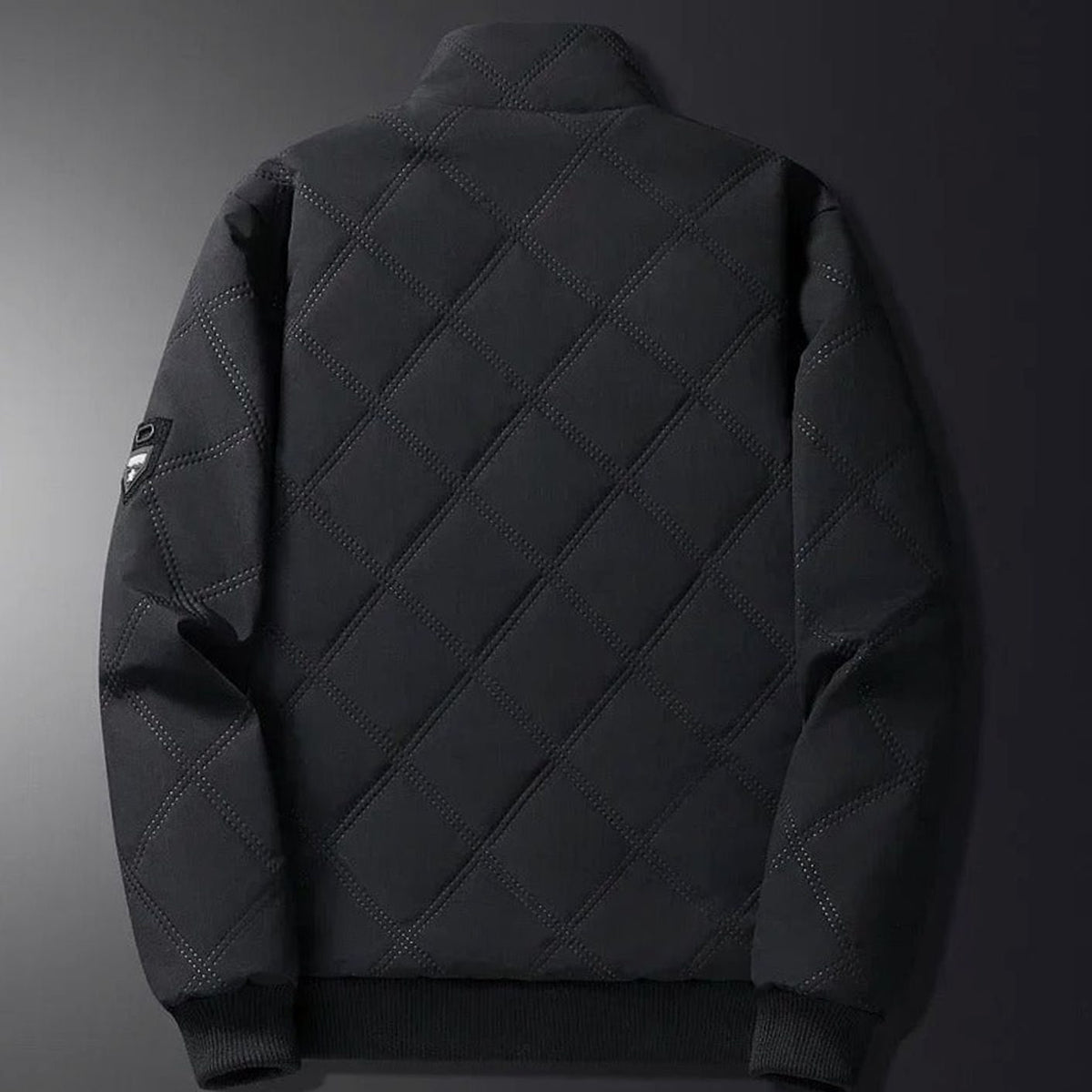 Chaqueta de invierno cortavientos para hombre, acolchada y con forro polar