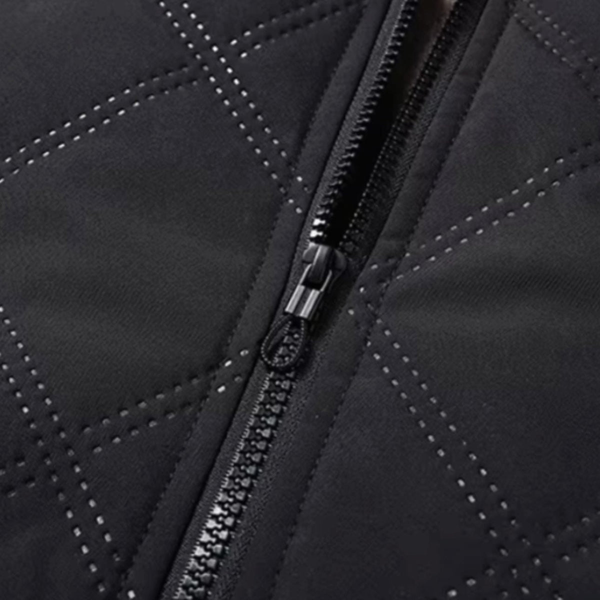 Chaqueta de invierno cortavientos para hombre, acolchada y con forro polar