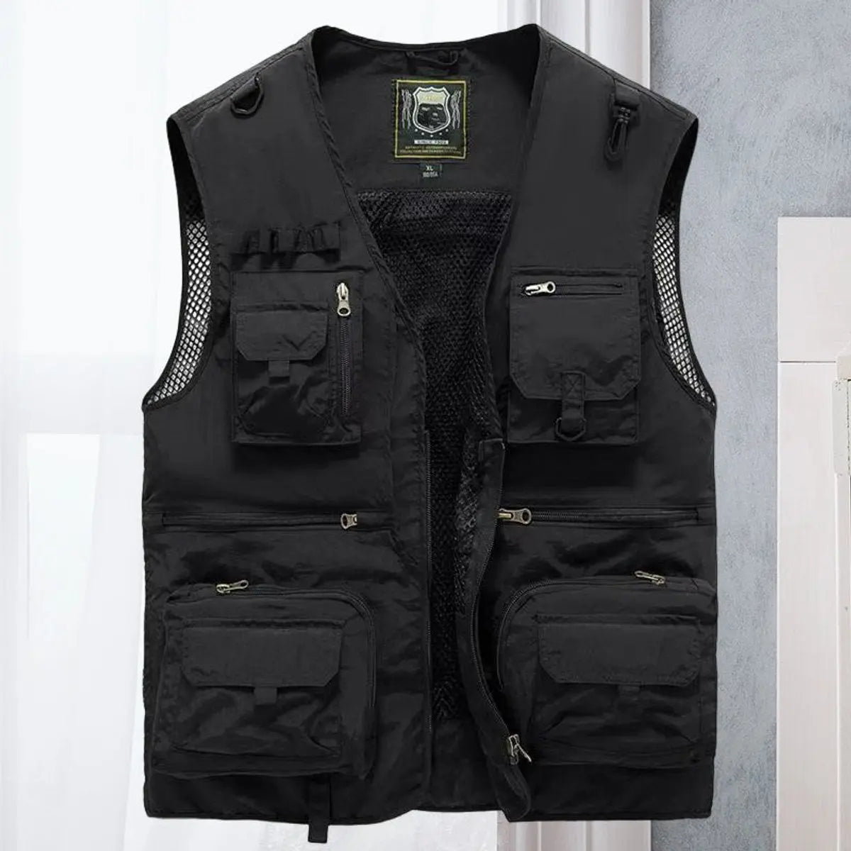 Chaleco multibolsillos para hombre, para pesca y actividades al aire libre, ideal para combinar en otoño e invierno