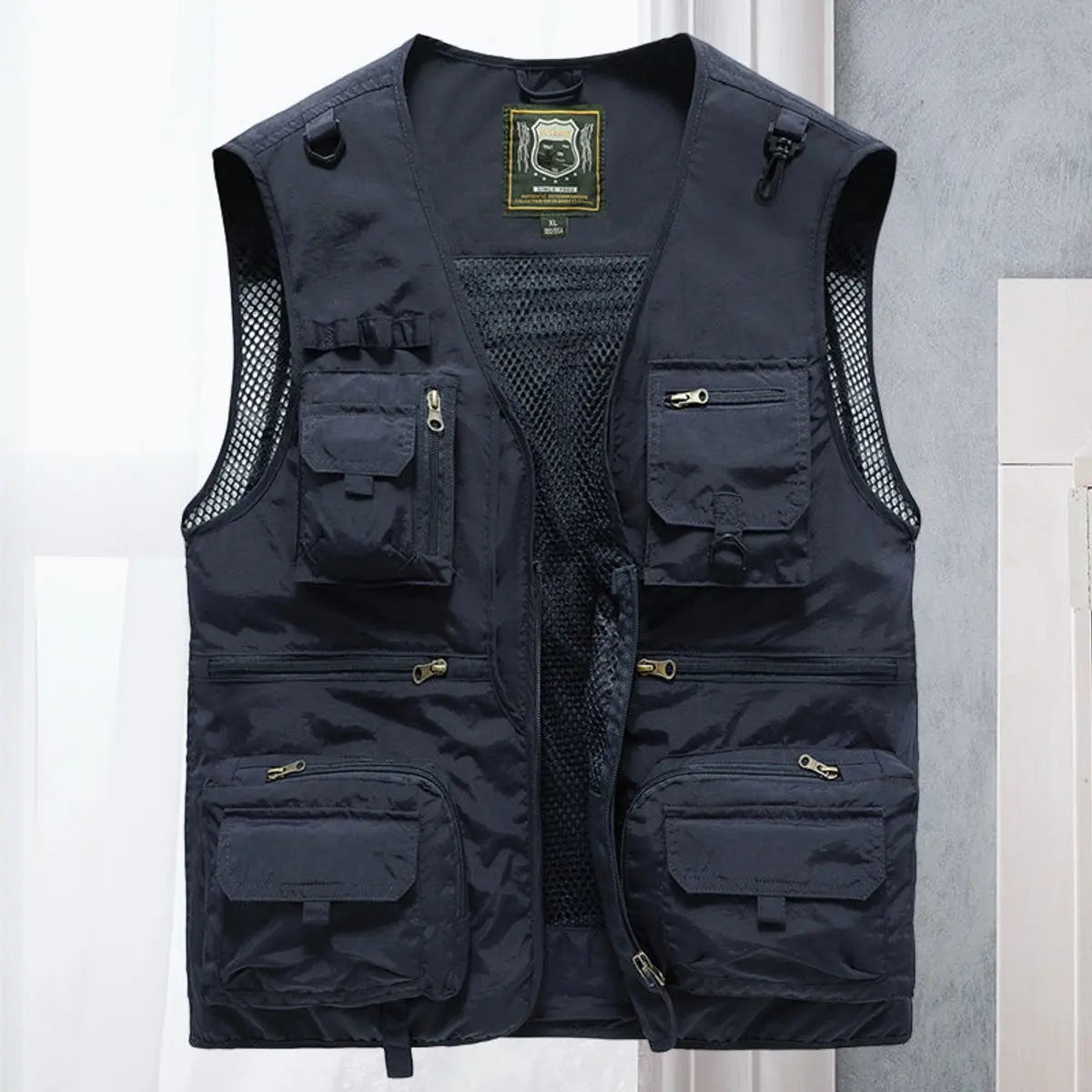 Chaleco multibolsillos para hombre, para pesca y actividades al aire libre, ideal para combinar en otoño e invierno