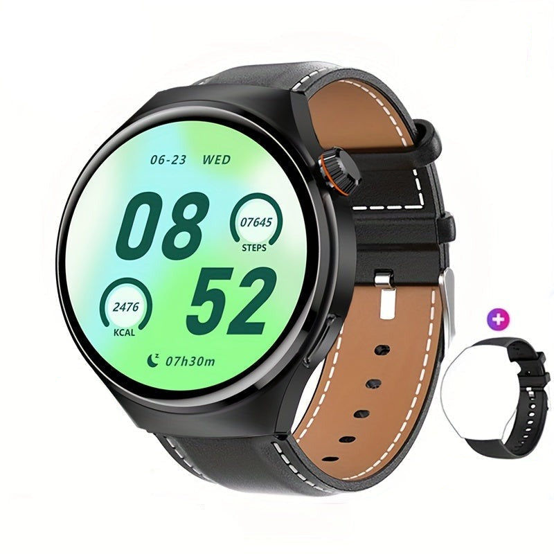 Reloj inteligente redondo con pantalla táctil, NFC, GPS y monitor de actividad física, para hombre