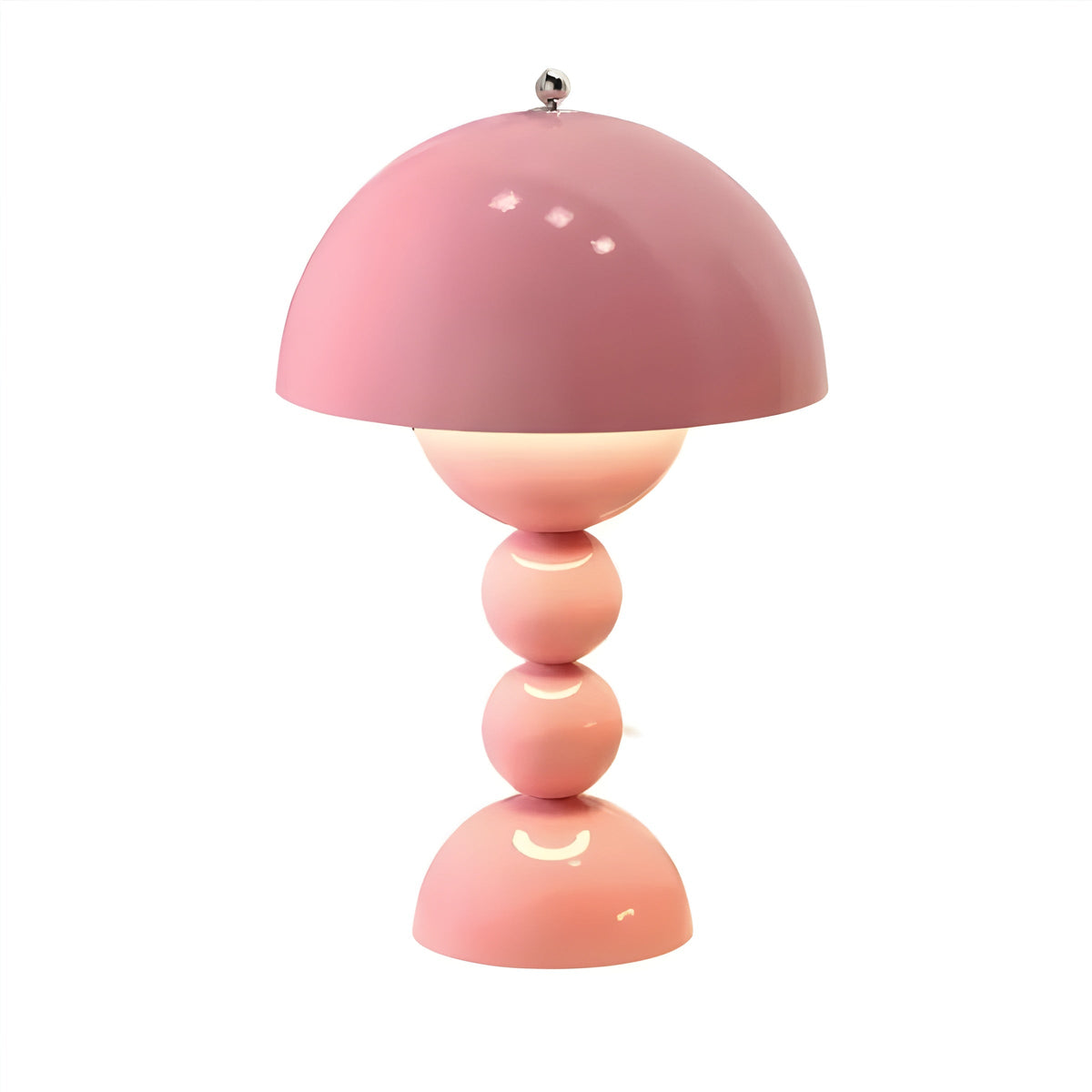 Lámpara de mesa de noche minimalista escandinava con forma de capullo floral y regulable