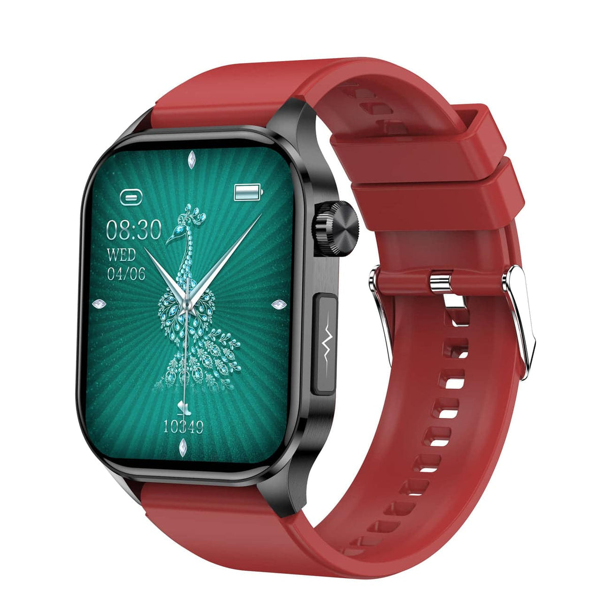 Reloj inteligente compacto con pantalla táctil, monitorización de la salud y seguimiento del ECG y la presión arterial
