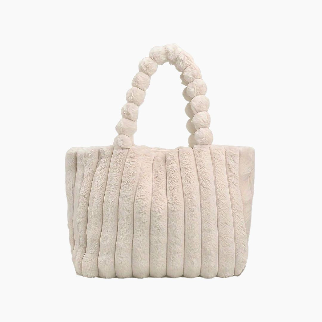 Bolso de hombro de textura suave y gruesa para uso diario
