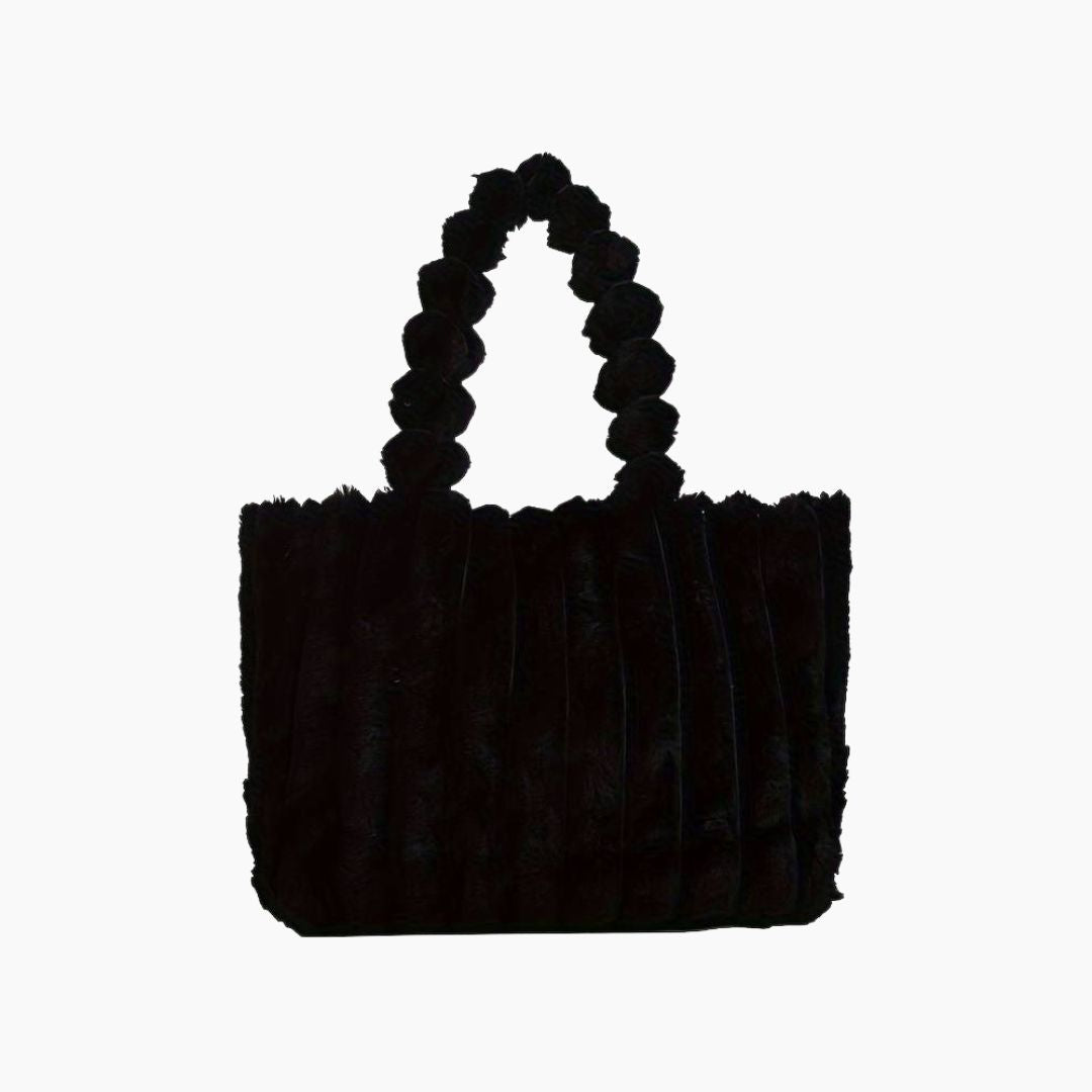 Bolso de hombro de textura suave y gruesa para uso diario