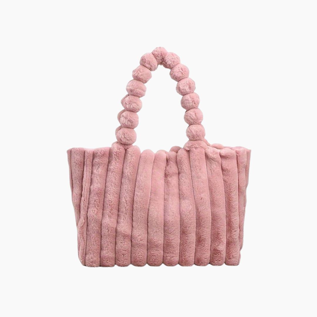 Bolso de hombro de textura suave y gruesa para uso diario