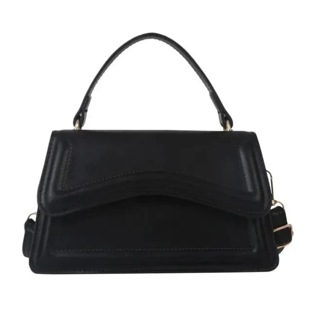 Bolso de hombro espacioso de cuero prémium con correa acolchada para mujer