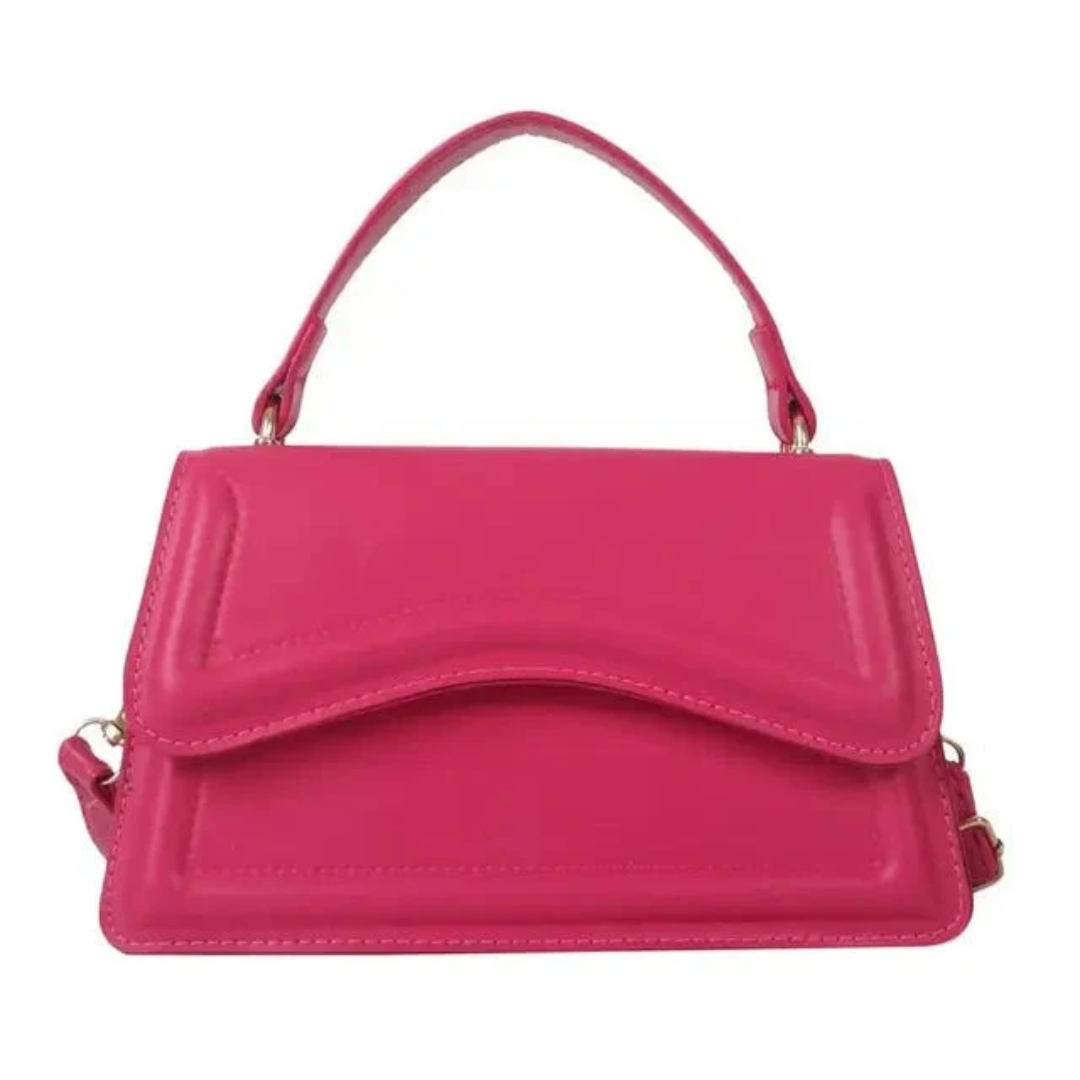 Bolso de hombro espacioso de cuero prémium con correa acolchada para mujer