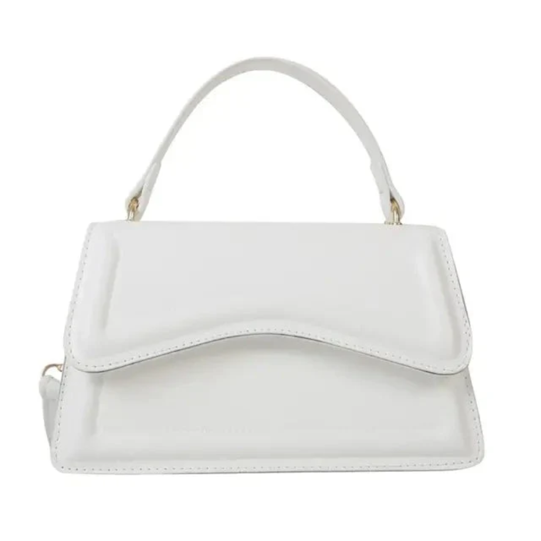 Bolso de hombro espacioso de cuero prémium con correa acolchada para mujer