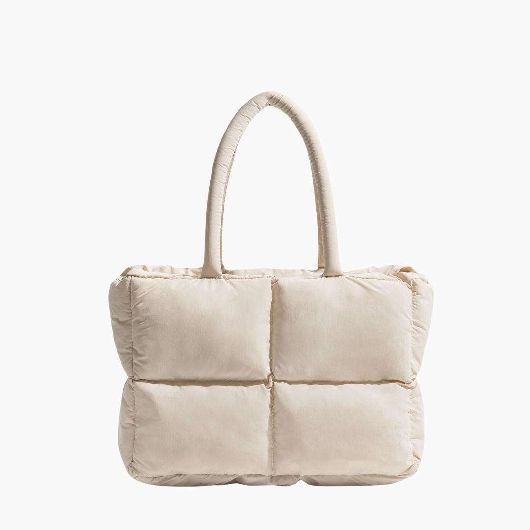 Bolso acolchado de nailon con amplio compartimento para portátil y correa para el hombro